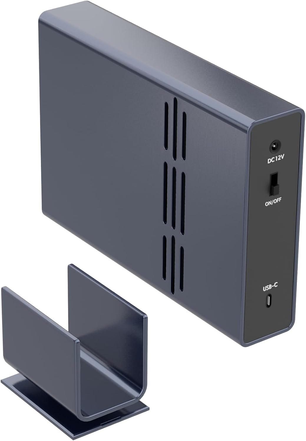 IO CREST 10Gbps Single Bay USB Type-C Enclosure for 2.5" & 3.5" SATA HDD