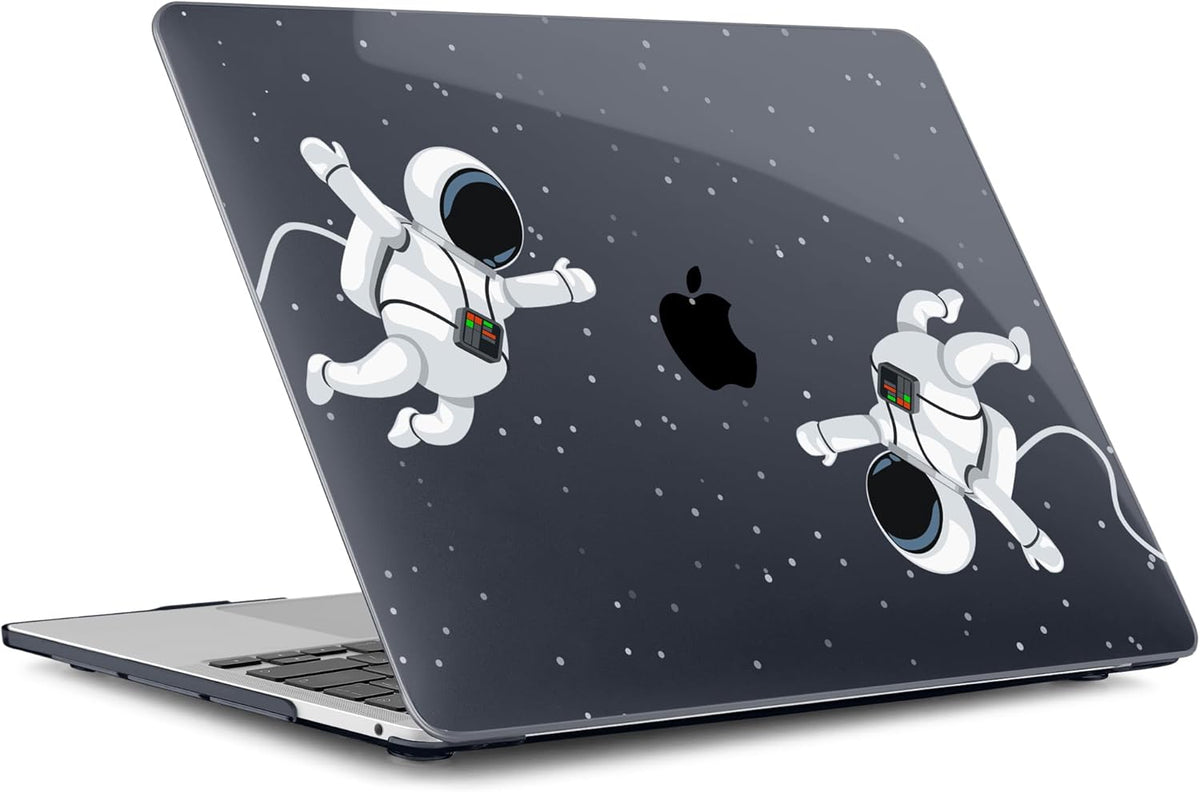 Batianda Case for M1 MacBook Air 13 Inch Model A2337 A2179 A1932 2021 2020 2019 Release,3D Painted Creative Series Design Hard Shell with Keyboard Cover & Screen Protector, Cosmonaut