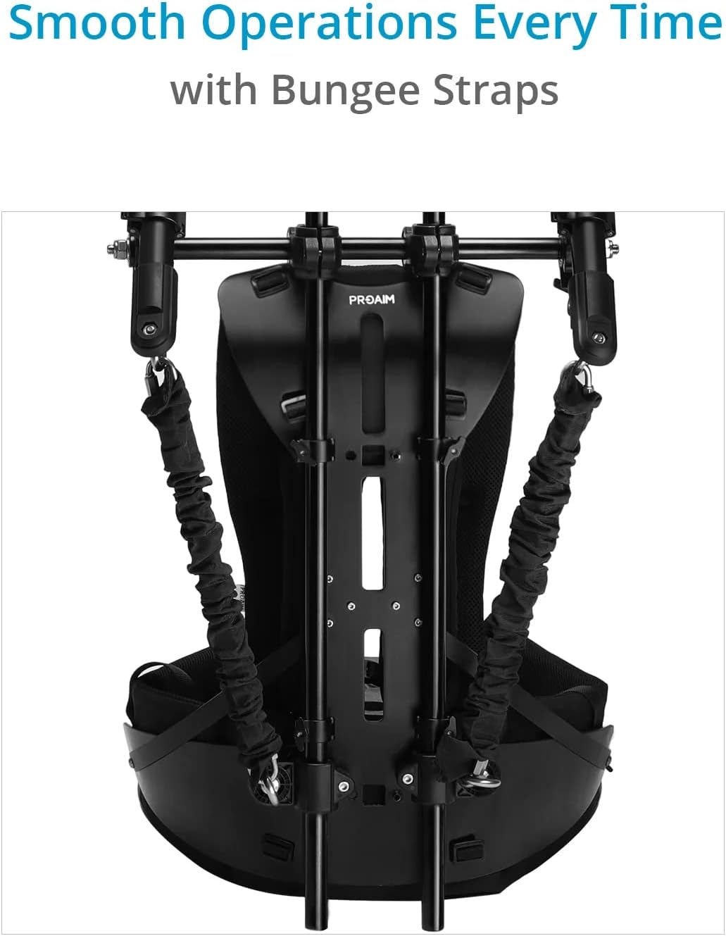 Proaim Hawk Lite Body Support Stabilizing Vest Rig for Camera Gimbals. Payload 5kg / 11lb - 15kg / 33lb. (ST-LHWK-01)
