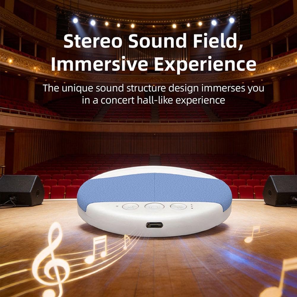 Generic Pillow Speaker for Sleeping, Portable Bluetooth Under Pillow Speaker with White Noise Timer Wireless Sleep Aid