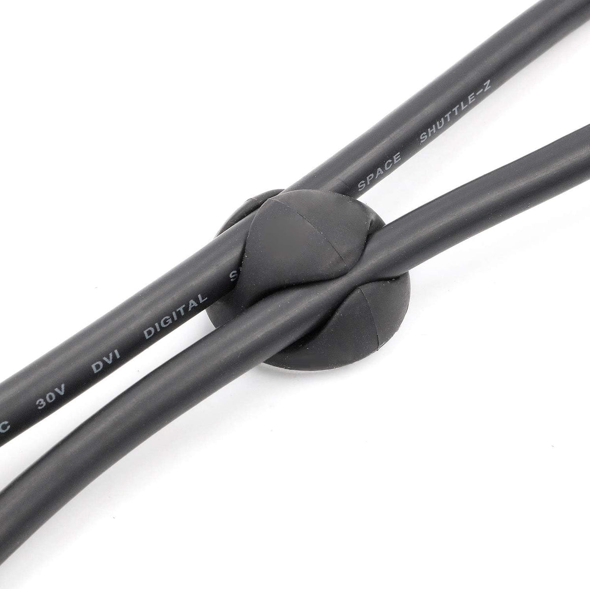 ENVISIONED 3M 10 Pack Pack) 10 Cable Clips with Self Adhesive, Cord Organizer for Desk Cable Management - of Black