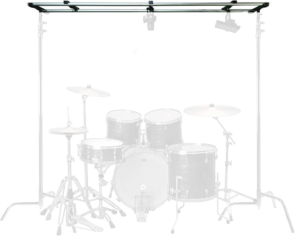 Glide Gear OH 150 Overhead Rig – for Camera, Lights – 4–12ft Modular Platform, Tripod/C-Stand Mounted, 20 lb Capacity