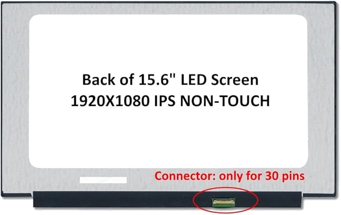 Generic 15.6 Compatible Screen with N156HCE-EN1 Replacement IPS FHD 1080P Matte Laptop LED LCD fit N156HCE-EN1 REV.C1 Vivobook F512DA (Non-Touch)