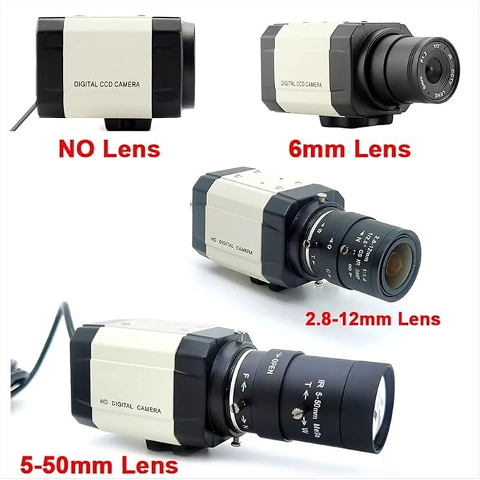 4MP 30fps 2560x1440 High Speed UVC USB Webcam 5-50mm / 2.8-12mm Varifocal Zoom Lens Option 720P USB 1280 * 720 USB Camera(720P 6mm)