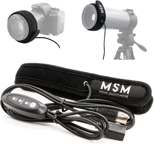 '-25, 350mm 4.26" Lens Warmer with Cold Flexible Cable Down to Dew Heater Strip Prevents Lens from Dew, Fog