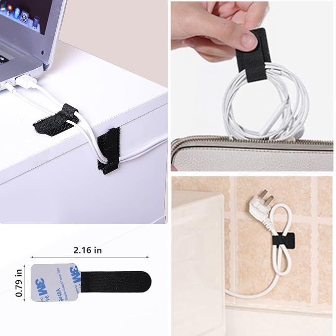 DRIVUU 311Pcs Cable Management Organizer Kit 4 Cable Sleeve Split