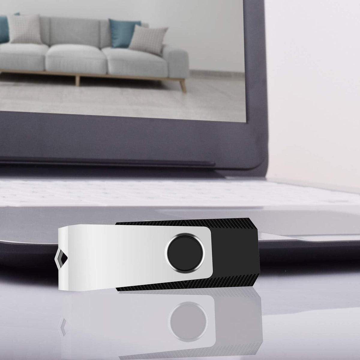 KEXIN USB 3.0 Flash Drive 64 GB 10 Pack Flash Drive 3.0 Thumb Drive Jump Drive Memory Stick Data Storage Pen Drive Black