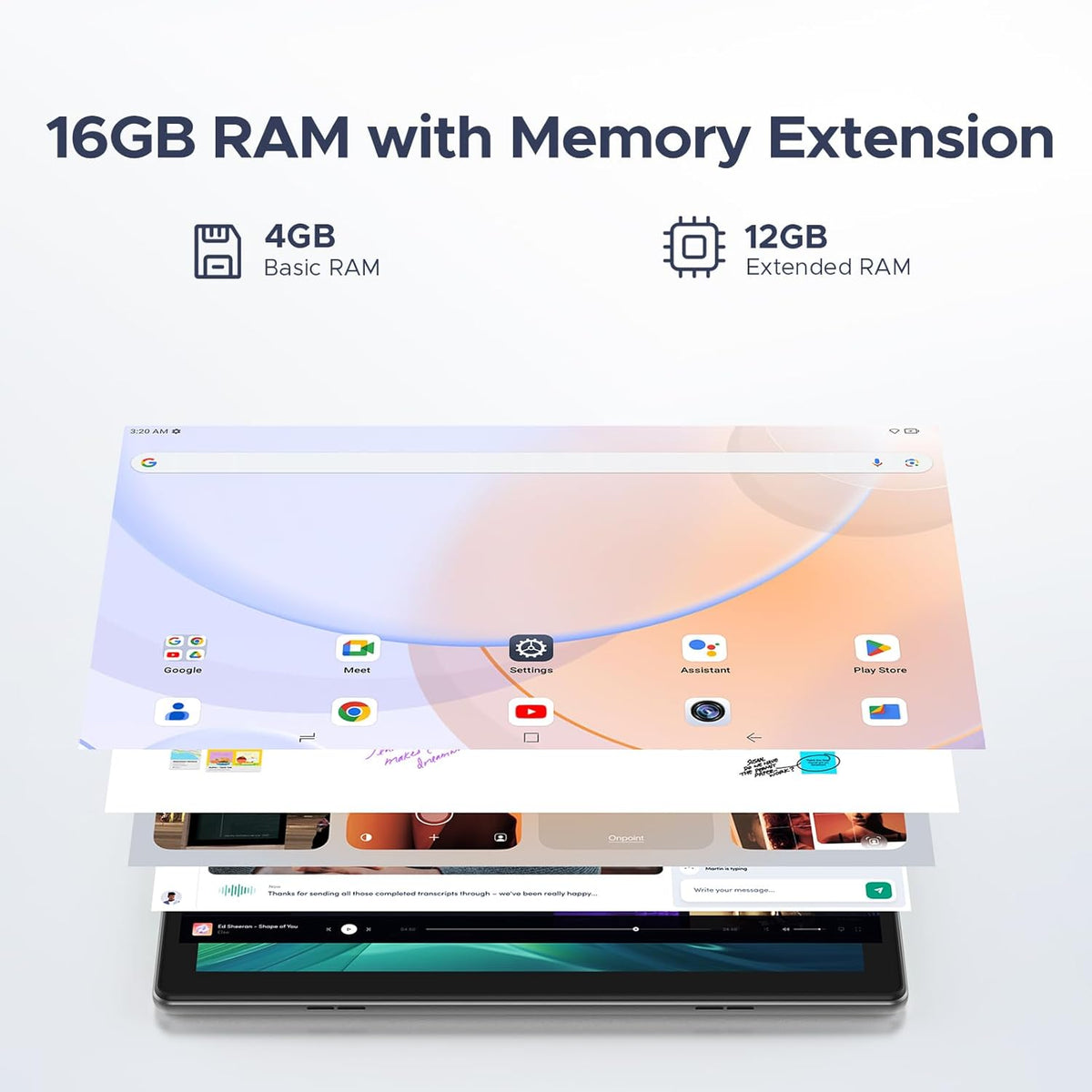 DOOGEE U10(2025) 10 inch Tablet with Keyboard, Android 15 Tablet 16GB+128GB/2TB Expand, 2.0GHz Quad Core Gaming Tablets,5060mAh,1280x800 IPS HD Touchscreen,WiFi 6,Dual Camera,BT5.0,Widevine L1,Gray