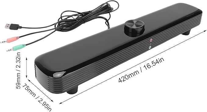 Fabater Computer Speakers 3D Stereo Sound Breathing LED Lights USB Compatible Stylish Metal Grilles Desktop Speakers PC with Microphone and Anti Slip Mat for Desktop