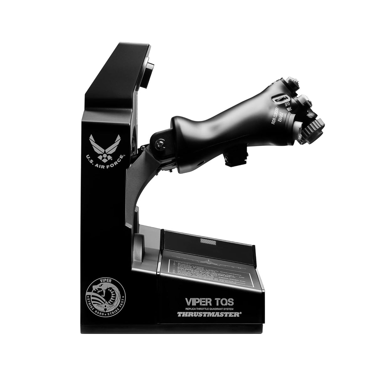 Thrustmaster Viper TQS: Metal Throttle Quadrant System, 21 Action Buttons, 5 Axes, Iconic Chaff/Flare Functions, Licensed by the U.S. Air Force (Compatible with PC)