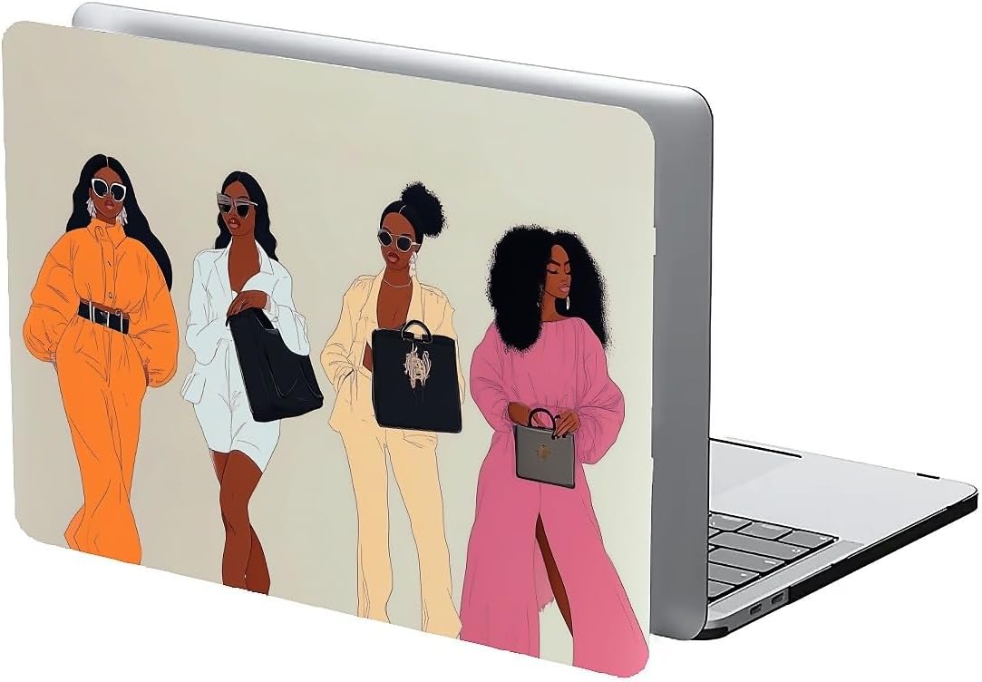 Compatible with MacBook Air 13.3 13.6 Inch Case 2022 2021 2020 2019 Plastic Hard Shell Case Cover,13.6 Air (A2681) M2 2022, Beautiful Women
