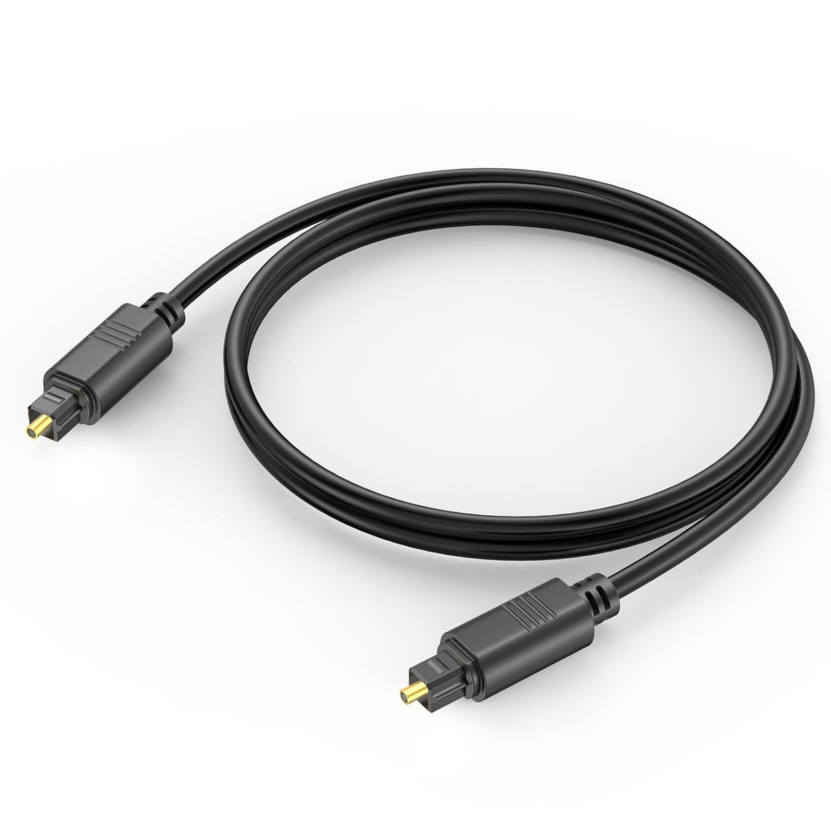 3 PS4 Digital Optical Audio Cable Feet, Spdif Fiber Optic Short Cord, Toslink for Soundbar TV Xbox Home Cinema