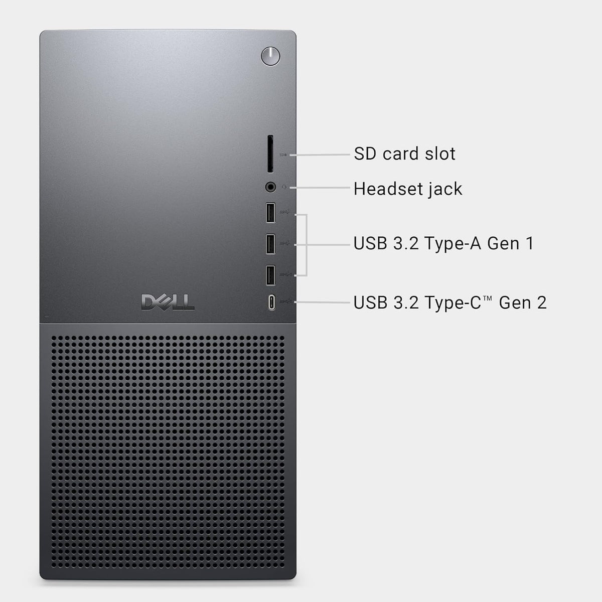 Dell Tower Plus EBT2250 Desktop Computer - Series 2 Intel Core Ultra 9 285 24-Core Processor up to 5.6 GHz, 16GB DDR5 RAM, 8TB NVMe SSD, NVIDIA GeForce RTX 4060 8GB GDDR6, Windows 11 Pro, Graphite