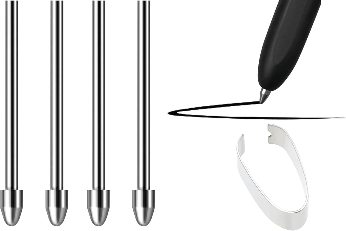 No Worn Out Titanium Alloy Metal Remarkable 2 Pen Tips Replacement Compatible Nibs for Remarkable 2 1 Marker Plus Pencil Kindle Scribe Basic & Premium Stylus Digital Pen Fine Tip, Smooth Ballpoint Nib