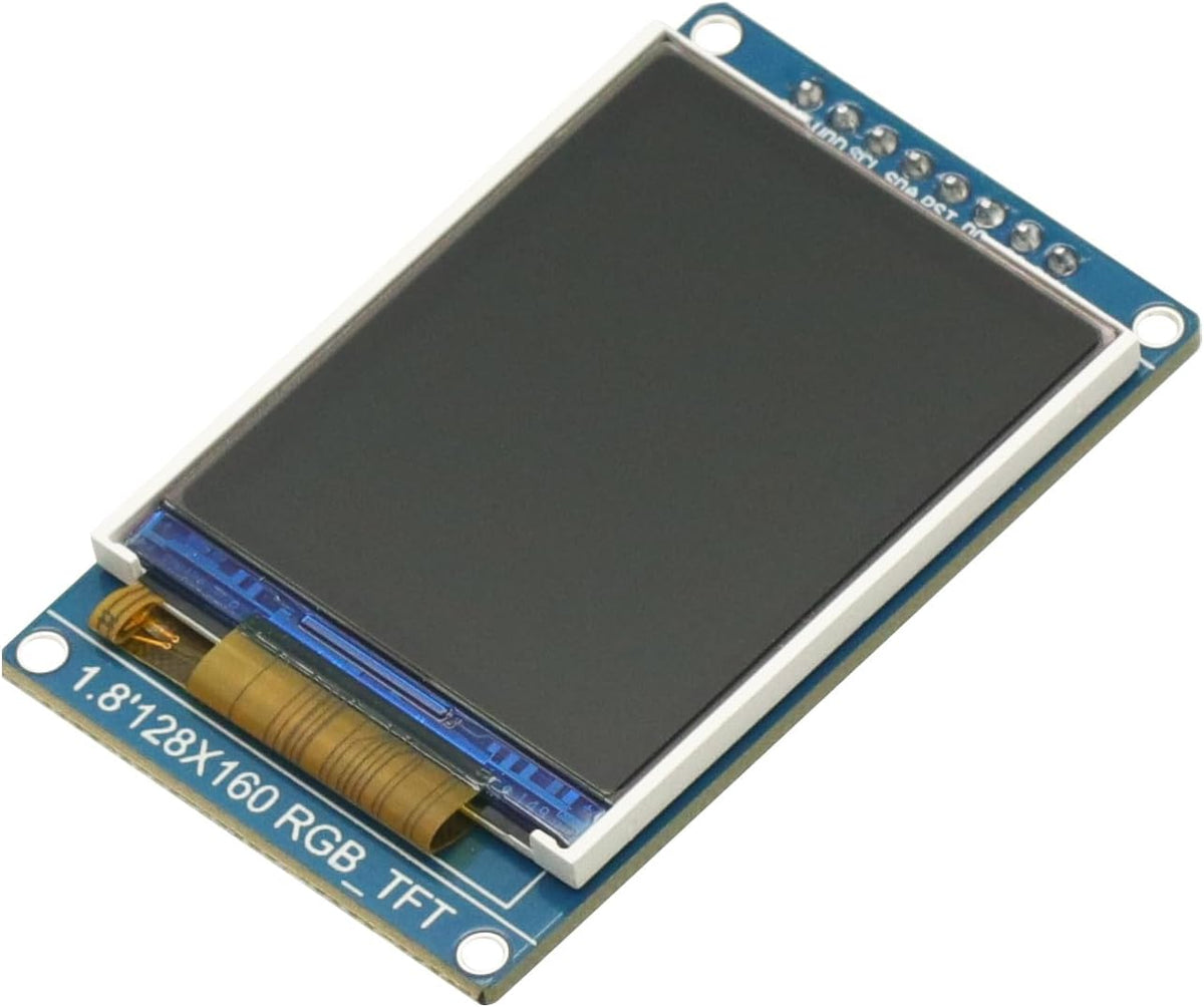 GODIYMODULES 1.8 inch 128x160 ST7735S 3.3V Full Color SPI Full Color TFT LCD Display Module Replace OLED Power Supply