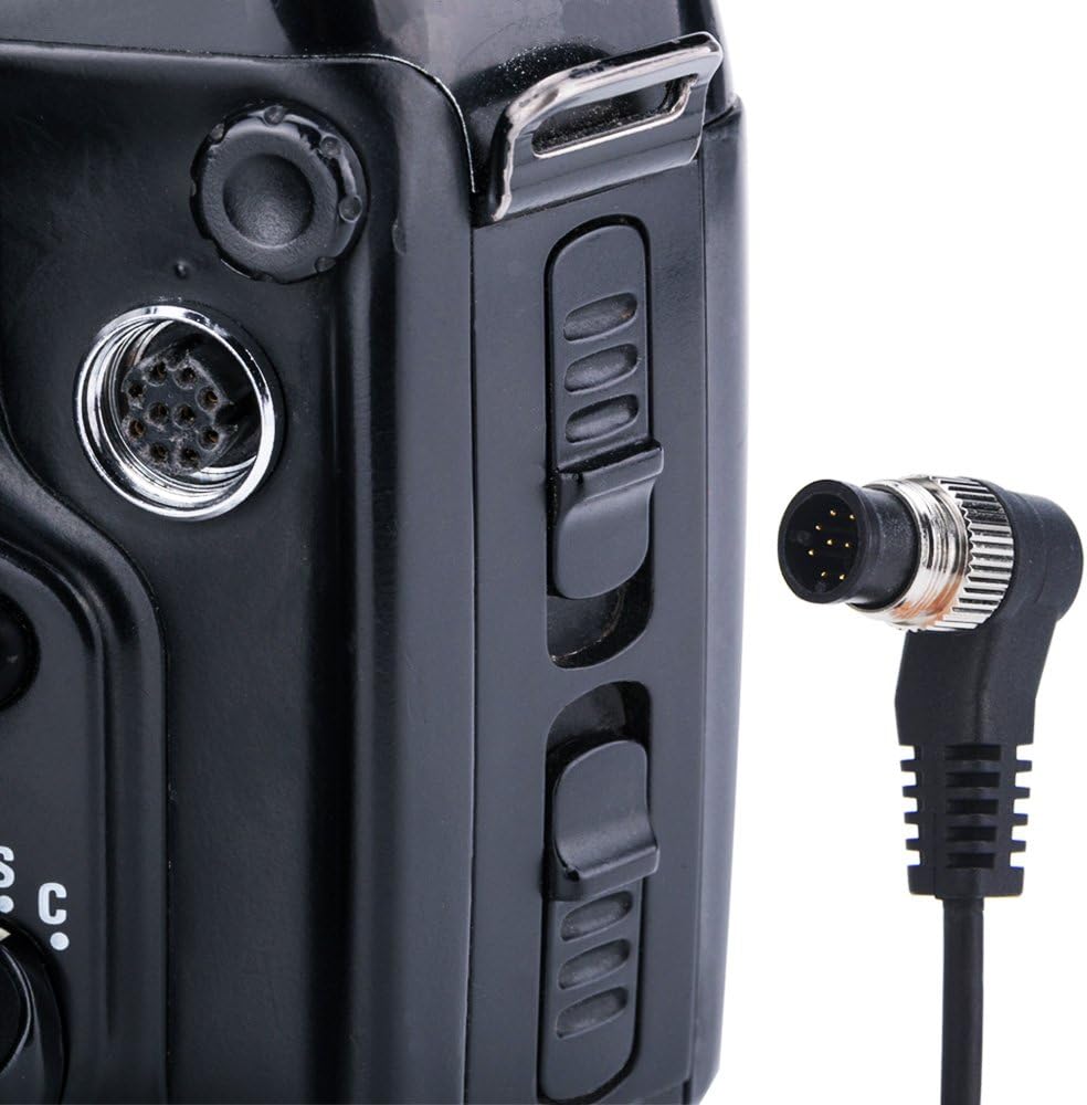 JJC Intervalometer Timer Remote Shutter Release Time Laspe for Nikon Z8 Z9 D850 D810A D810 D800 D800E D700 D500 D5 D4 D4s D3 D3s D2H D2X D2Xs D1H D1 D300s D300 D200 D100 and More Nikon Cameras