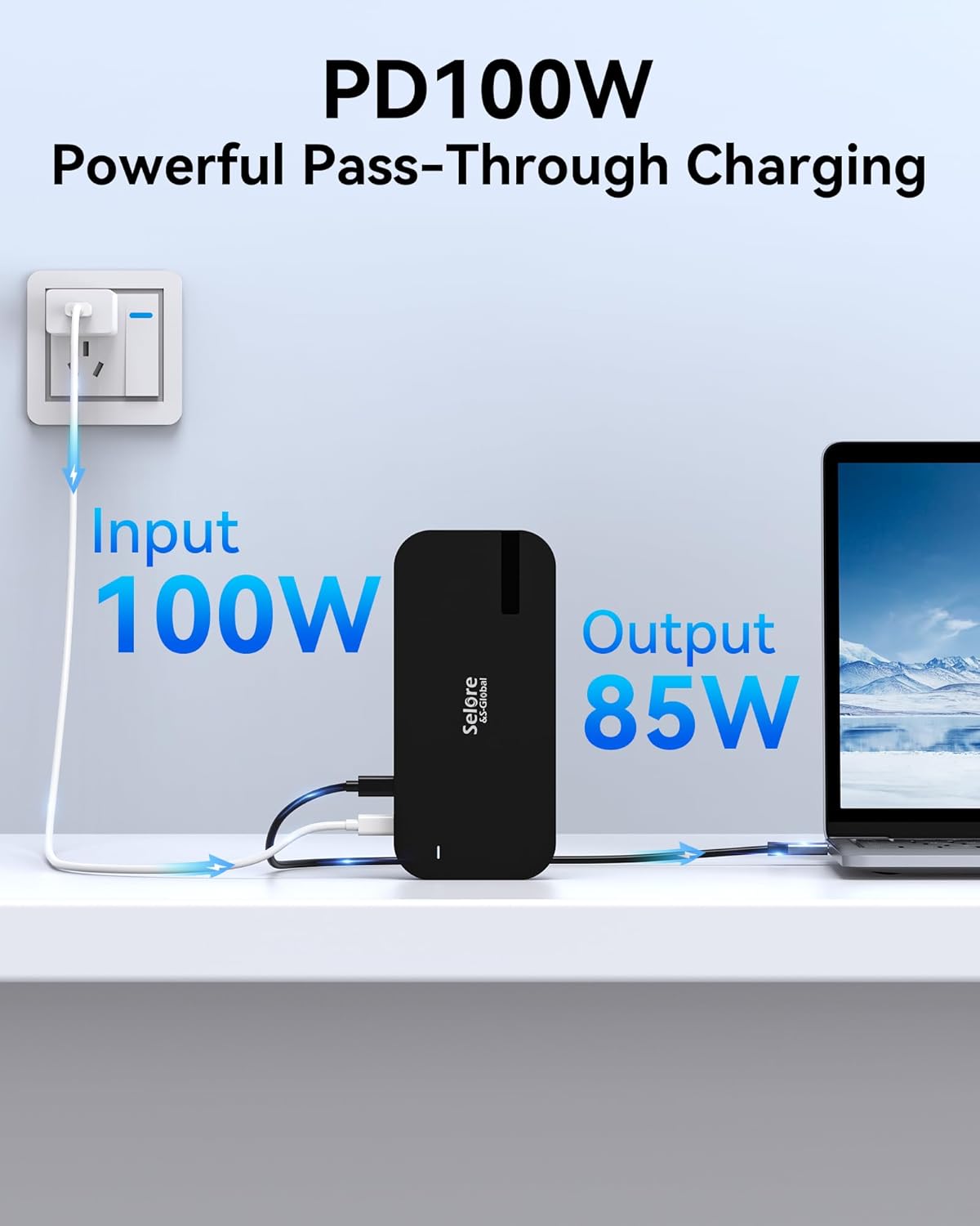 Selore USB C Dock 3 HDMI, Docking Station Dual Monitor,16 in 1 Laptop Docking Station 3 Monitors with Triple HDMI,10G USB A/C 3.1,100W PD,SD/TF,Ethernet,USB C Hub,USB C Dongle for Windows Mac