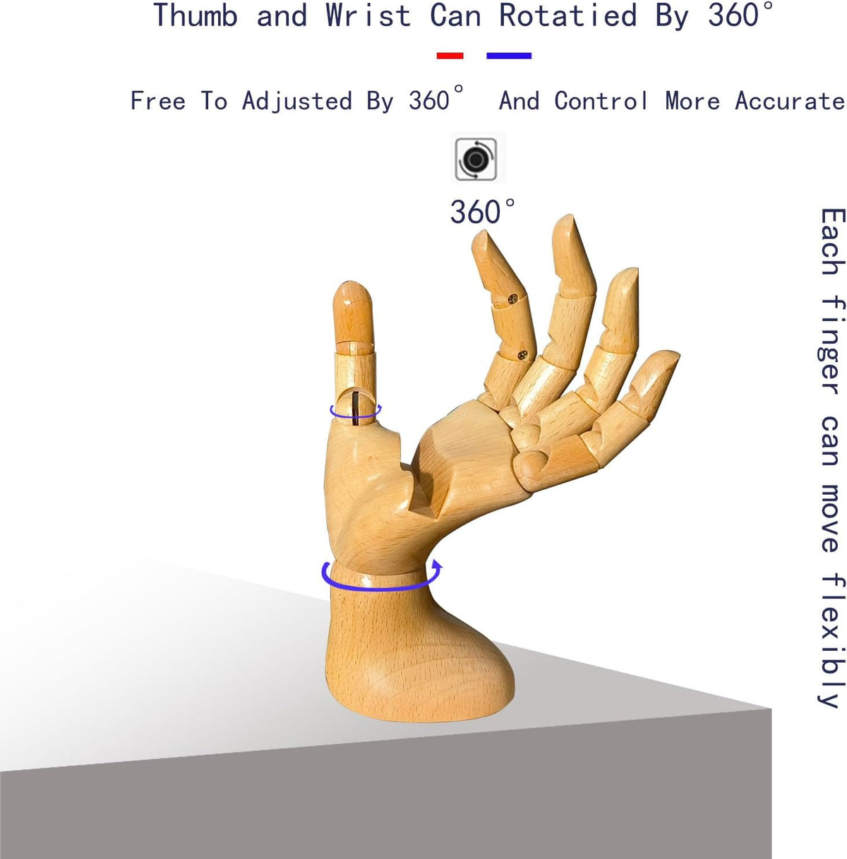 Mannequin Hand, Cell Phone Stand,Phone Holder,Phone Stand for Desk,Phone Holder for Desk,poseable Figure,Articulated Fingers,Cell Phone Stand,Male Hand of Left for Mobile Phone.