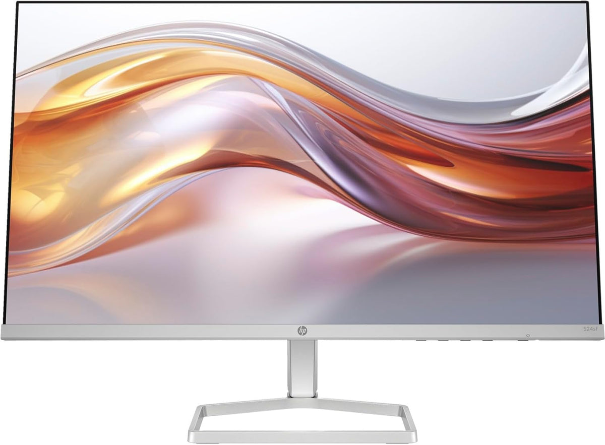 HP Series 5 524sf Monitor (Replaces M24f) 24" IPS FHD 300 nits Display, -5 to +25 Degrees Adjustable Tilt, Flicker Free, Anti-Glare, 1x HDMI, Black/Silver w/Dockztorm HUB USB Port Expander (2 Pack)