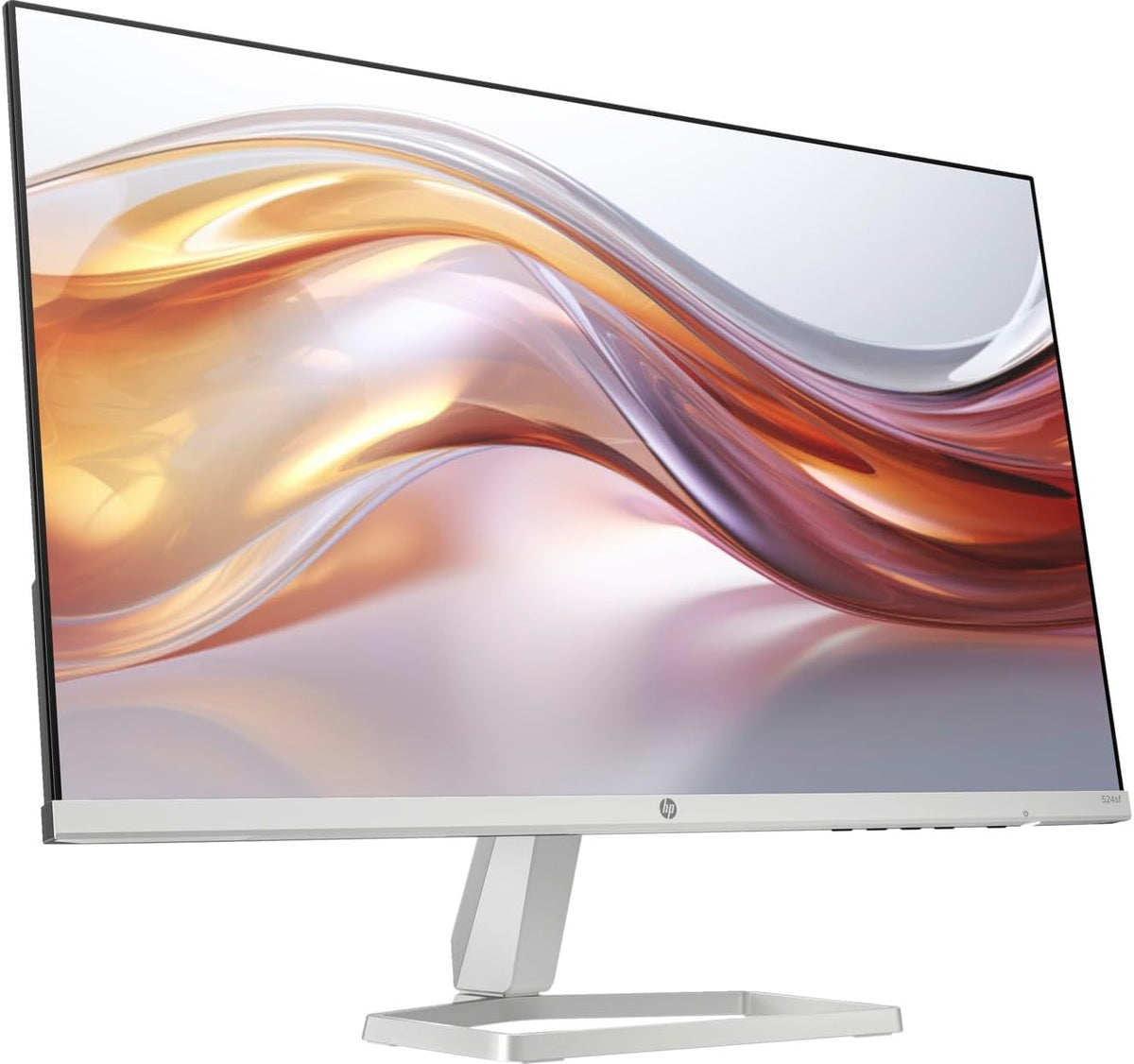 HP Series 5 524sf Monitor (Replaces M24f) 24" IPS FHD 300 nits Display, -5 to +25 Degrees Adjustable Tilt, Flicker Free, Anti-Glare, 1x HDMI, 1x VGA, Black/Silver w/Dockztorm HUB USB Port Expander
