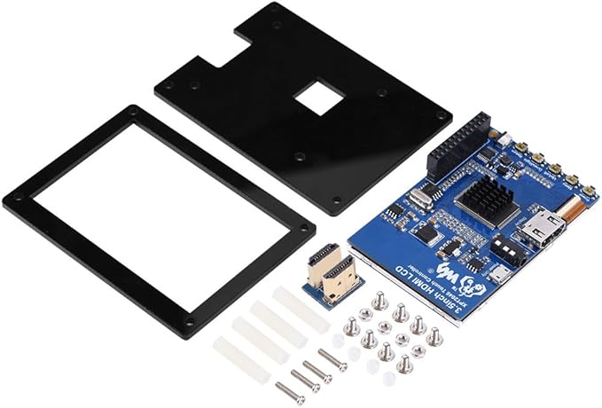 3.5 inch 1080P LCD Black Acrylic Cover Set Compatible with