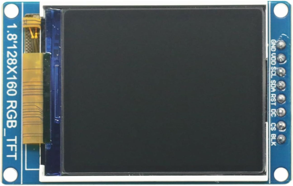 GODIYMODULES 1.8 inch 128x160 ST7735S 3.3V Full Color SPI Full Color TFT LCD Display Module Replace OLED Power Supply