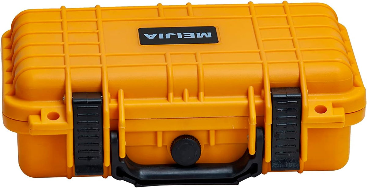 MEIJIA Portable All Weather Waterproof Protective Hard Case, Small Camera Case,Dry Case with Customizable Foam,Fit Use of Drones, Camera,Equipments, 11.65 ”x8.35”x3.78”
