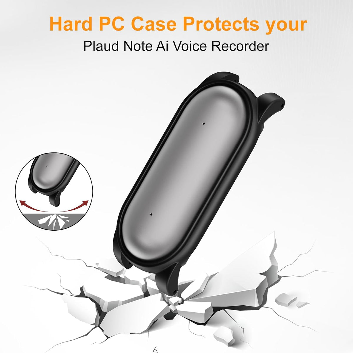 2 Pack Adjustable Braided Wristband Compatible with Plaud NotePin & NotePin S AI Voice Recorder,Breathable Soft