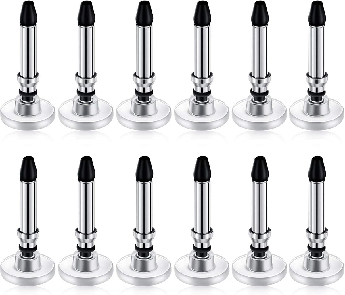 Zonon 12 Pcs Replacement Stylus Pen Tips Only Precision Round Shape Replaceable Stylus Universal Pen Disc Tips for Touch Screen Devices Daily Using Supplies