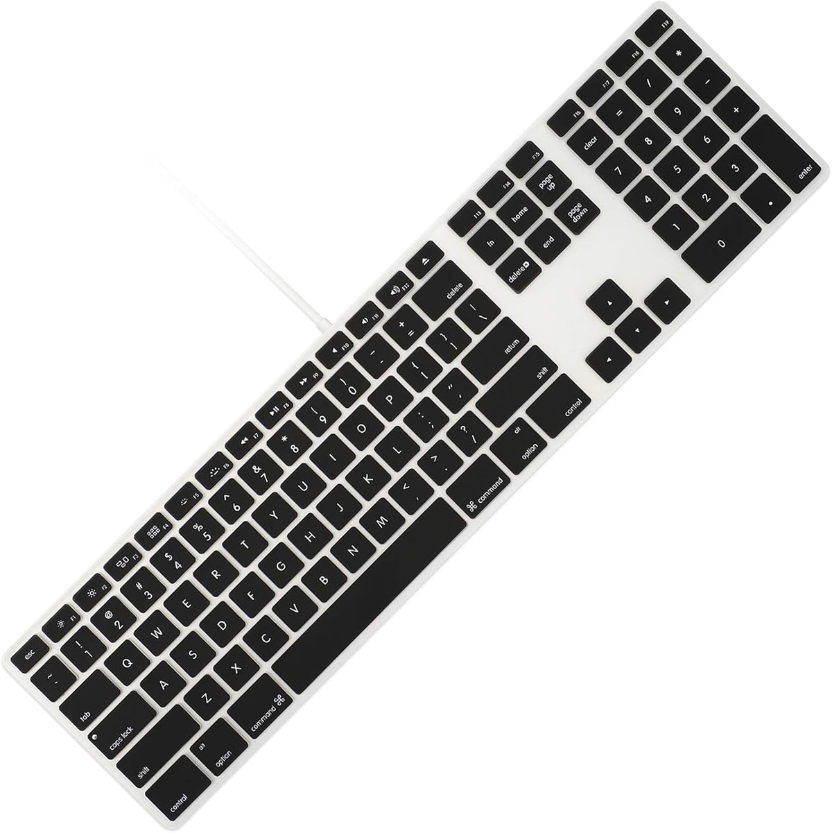 Allinside Black Keyboard Cover for iMac USB Keyboard A1243 MB110LL/B