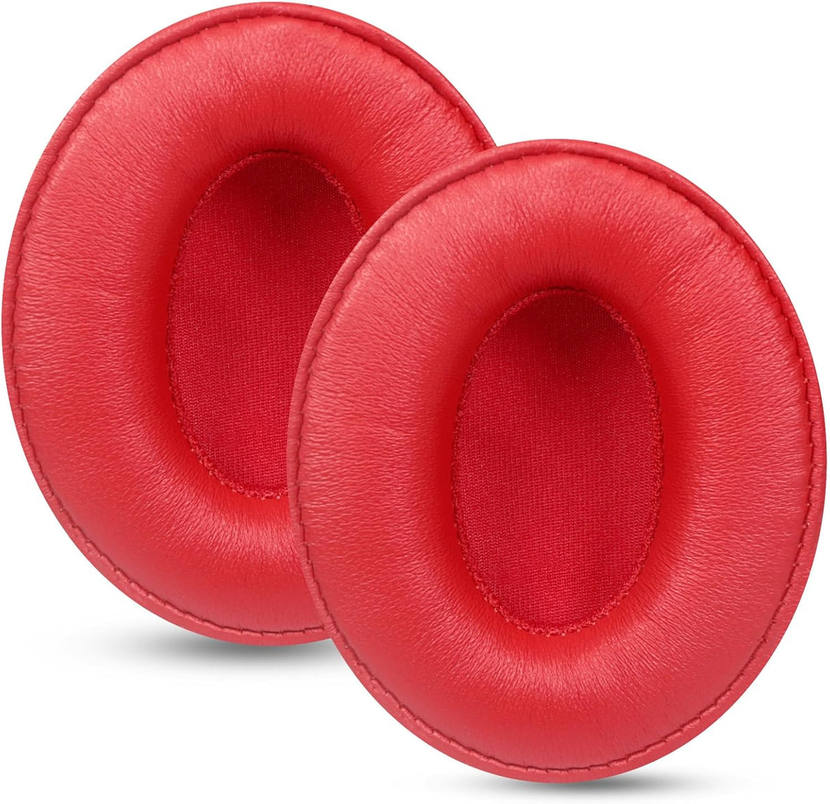 Replacement Ear Pads for Headphones - Compatible with SENNHEISER Momentum On-Ear 1（OE1 & OE2） HD1 | Extra Durable Ear Cushions Soft Memory Foam for Comfort - Red Lambskin