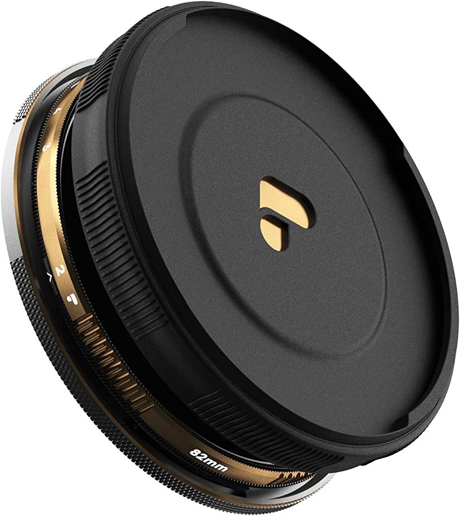 PolarPro 82mm Peter McKinnon VND Camera Filter - 2-5 Stop Variable Neutral Density Lens Filter for DSLR/Mirrorless Professional Video – PMVND Signature Edition II for Cinematic Shutter Speed Control