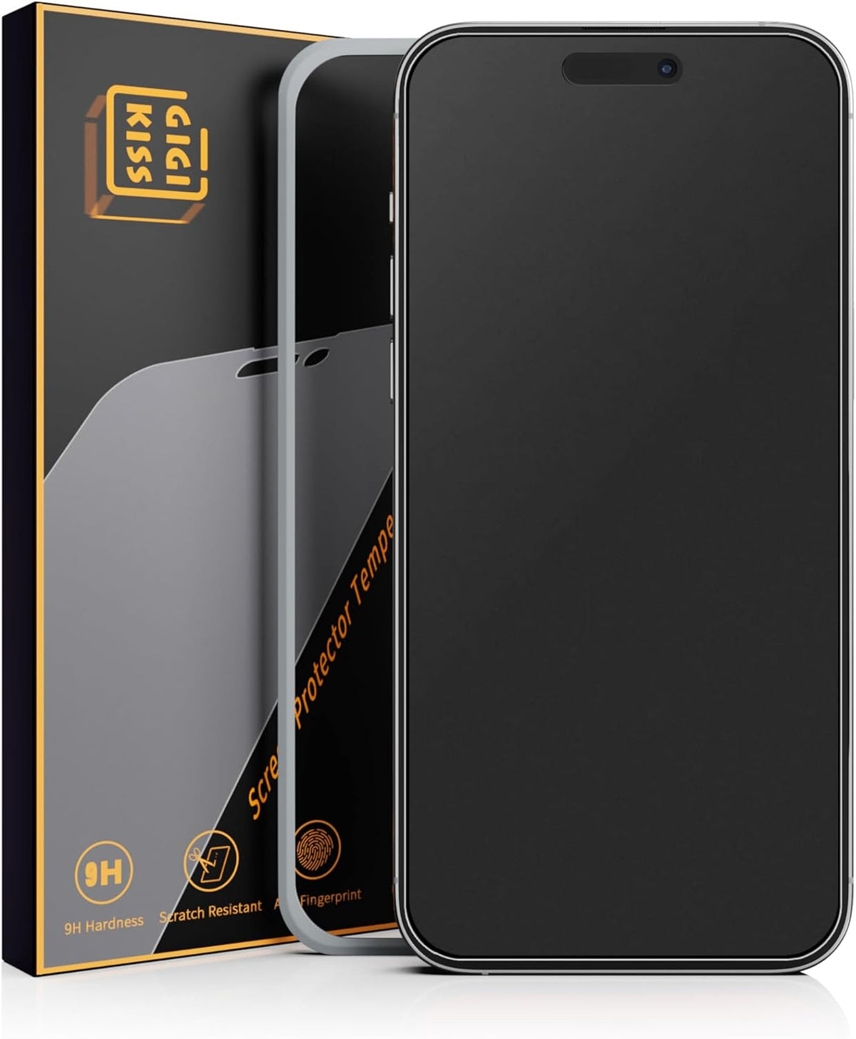 2 Pack for iPhone 16/iPhone 15 Matte Screen Protector 6.1 inch, Anti Fingerprint Anti Glare Screen Protector Tempered Glass Easy Installation