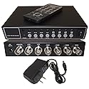 Evertech 4 Channel Analog Color Quad Processor CCTV Security Camera System Video Splitter