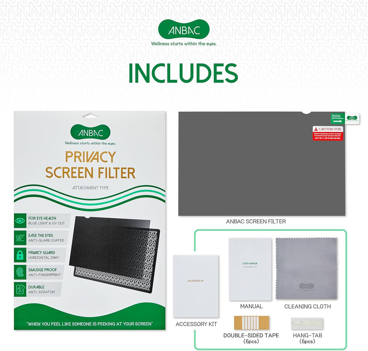 13.3 Inch Laptop Privacy Screen Shield for 4:3 Display - Anti Glare Computer Privacy Screen Cover | Blue Light Blocking Screen Protector | Scratch Resistant UV Filter | Attachment Type