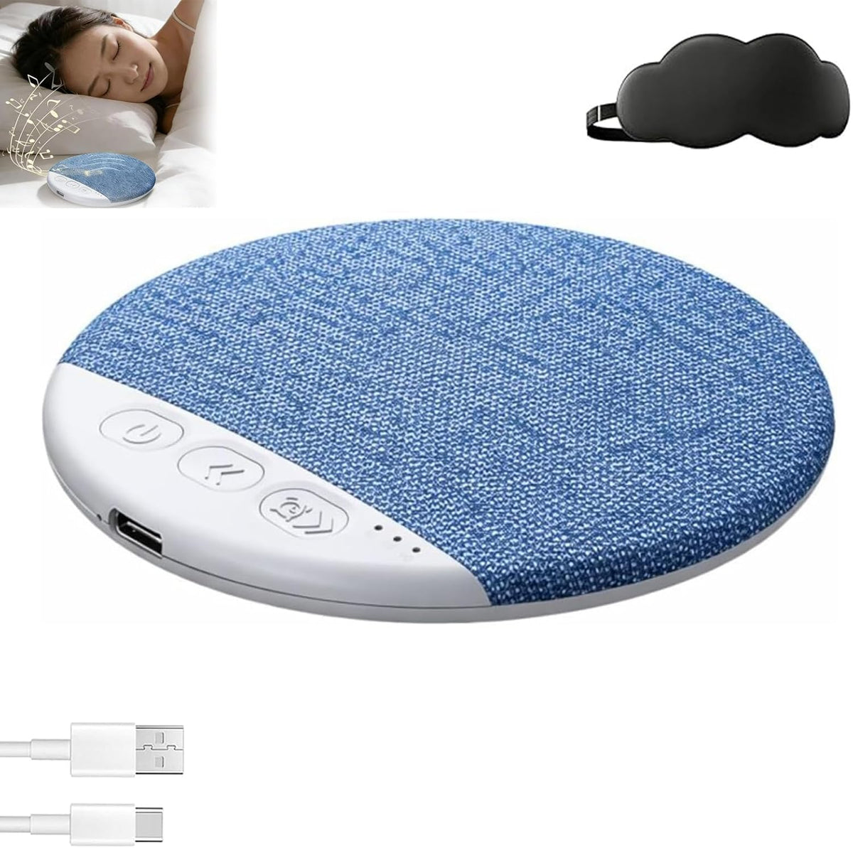Generic Immersive Aid(1pcs) Pillow Speakers for Sleeping, Under Pillow Speaker Bluetooth, Sleep Speaker Under Pillow