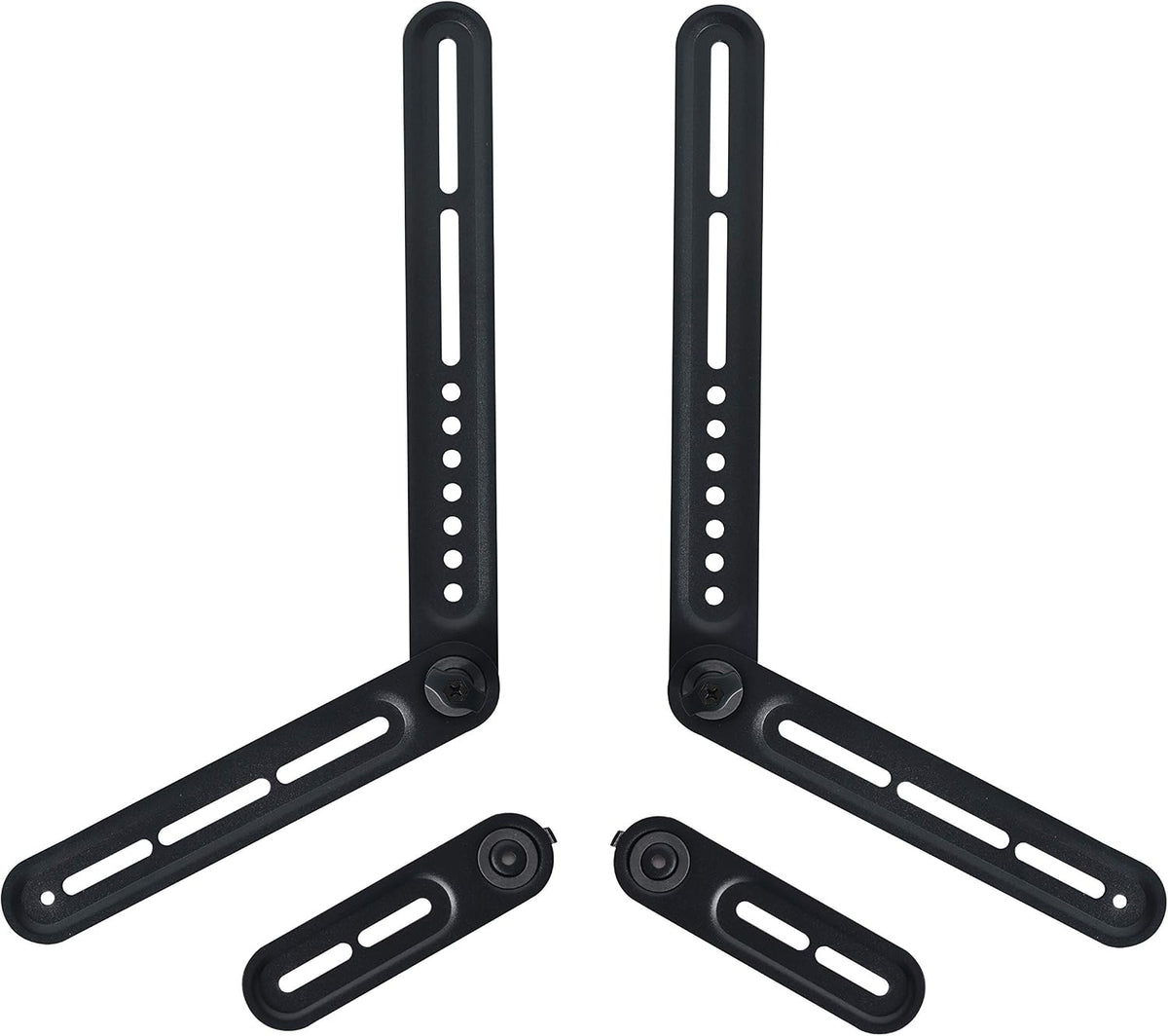 DYNAVISTA 22lbs(10kg) Soundbar Mount Sound Bar TV Bracket for Mounting Above or Under TV, Fits with Adjustable Long