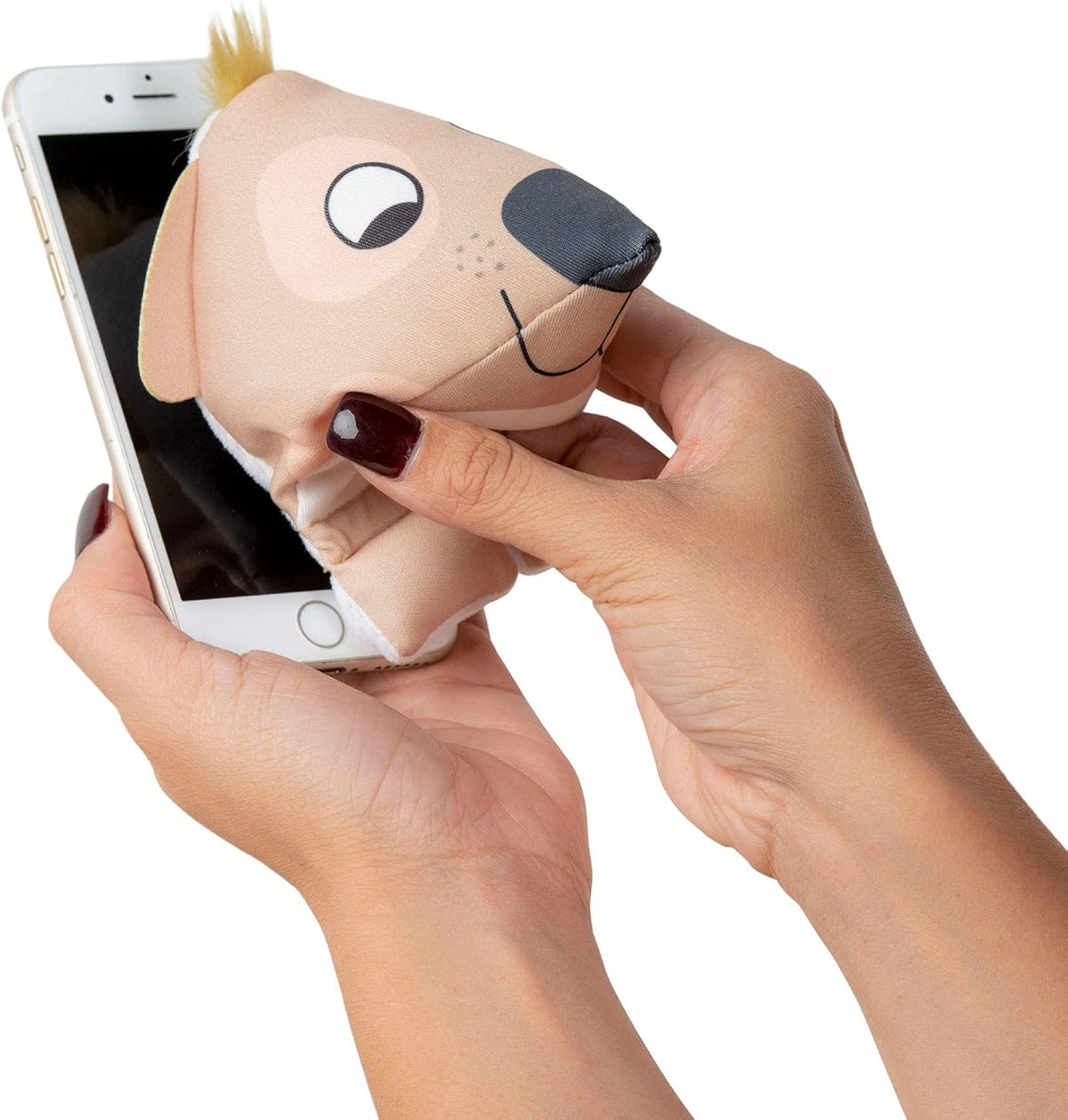 Gifts for Readers & Writers 2 1 Plusheez Mobile Phone Holder | in Phone Stand with Micro Fibre Wipe | Screen Cleaner |