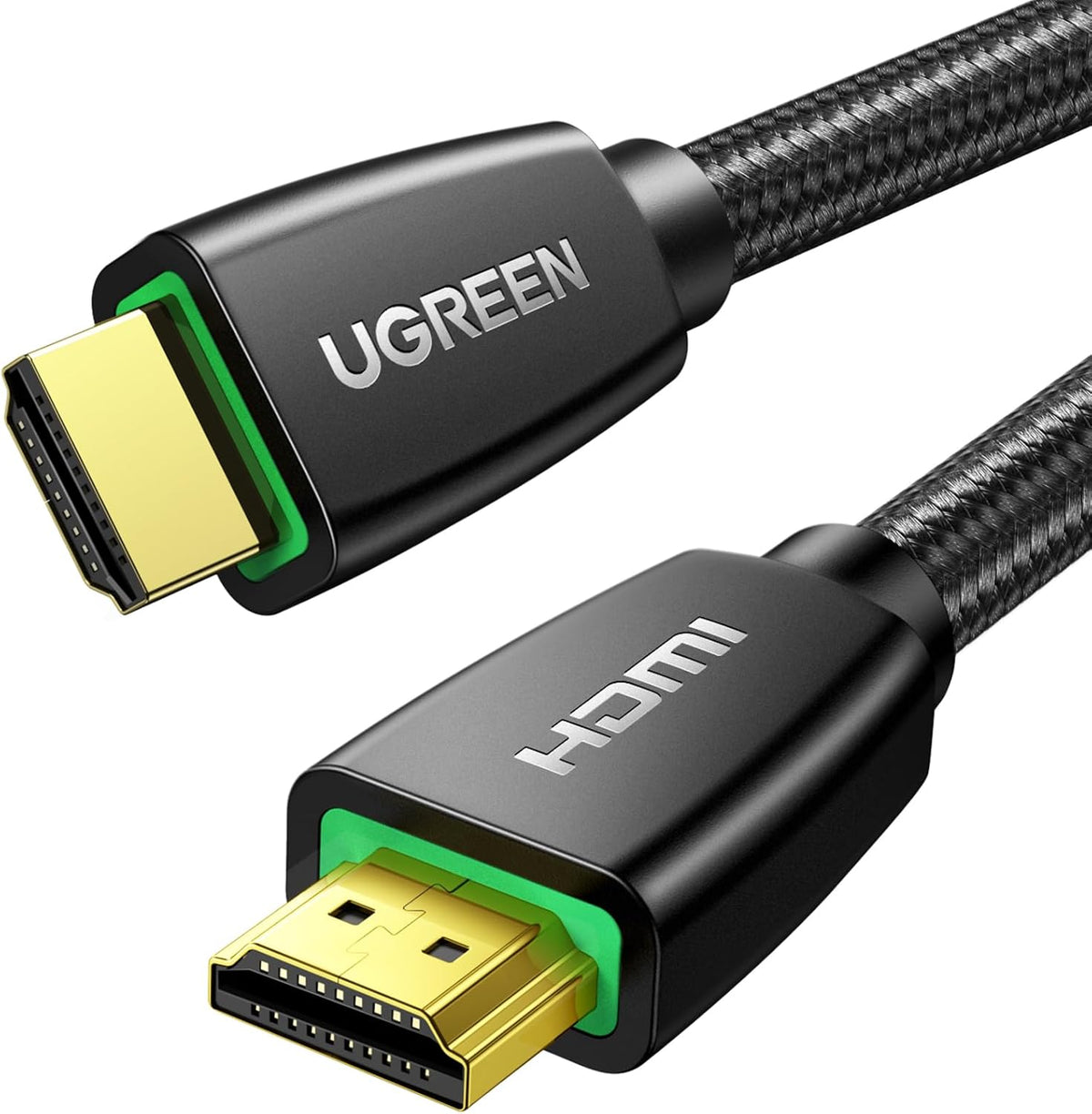 4K 18Gbps 4K 60HZ 360 PS5 PS4 16FT UGREEN HDMI Cable Braided High Speed HDMI Cord with Ethernet Support Compatible