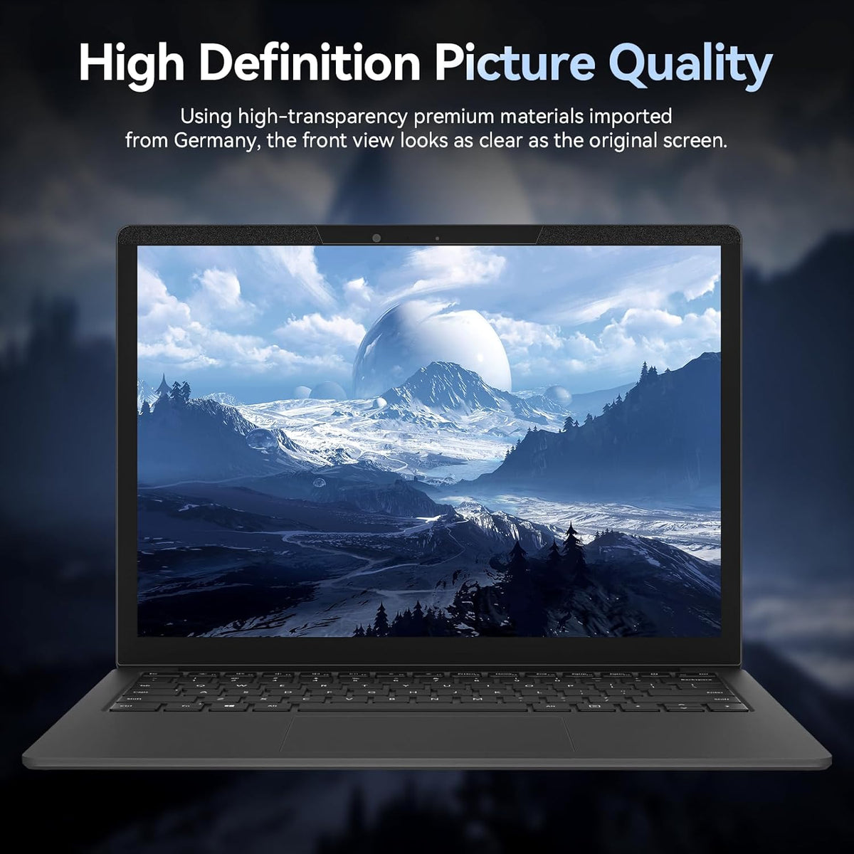 Magnetic 14 Inch Laptop Privacy Screen for 16:10 Computer Monitor, Removable Anti Glare Blue Light Filter Protector, 14 in Privacy Shield Compatible with Lenovo Hp Dell Acer Asus Thinkpad Envy Xps