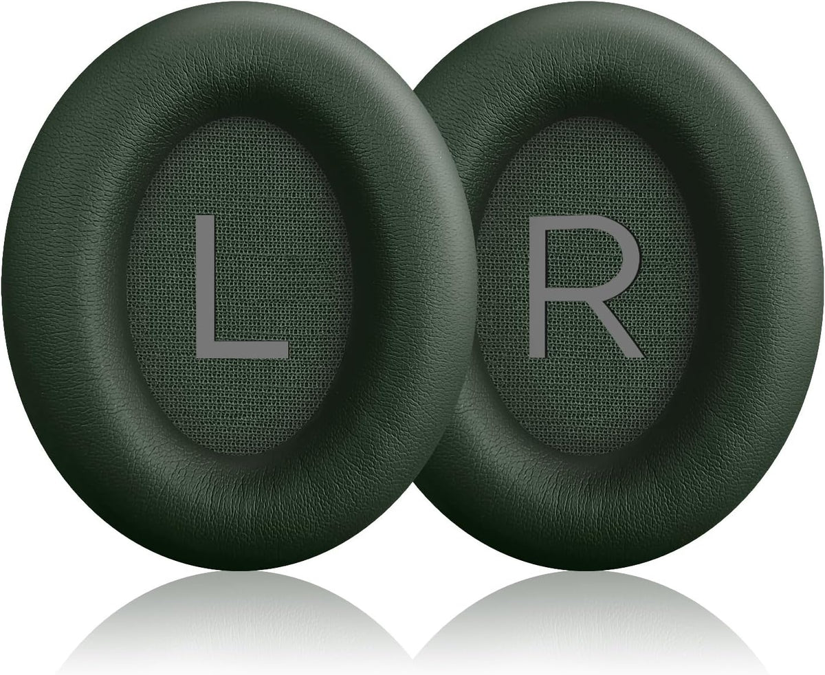 Replacement Ear Pads for Bose QuietComfort 45 (QC45)/QuietComfort SE (QC SE)/Quiet Comfort Headphones, Ear Cushions, Headset Earpads, Ear Cups Cover with Soft Protein Leather (Cypress Green)