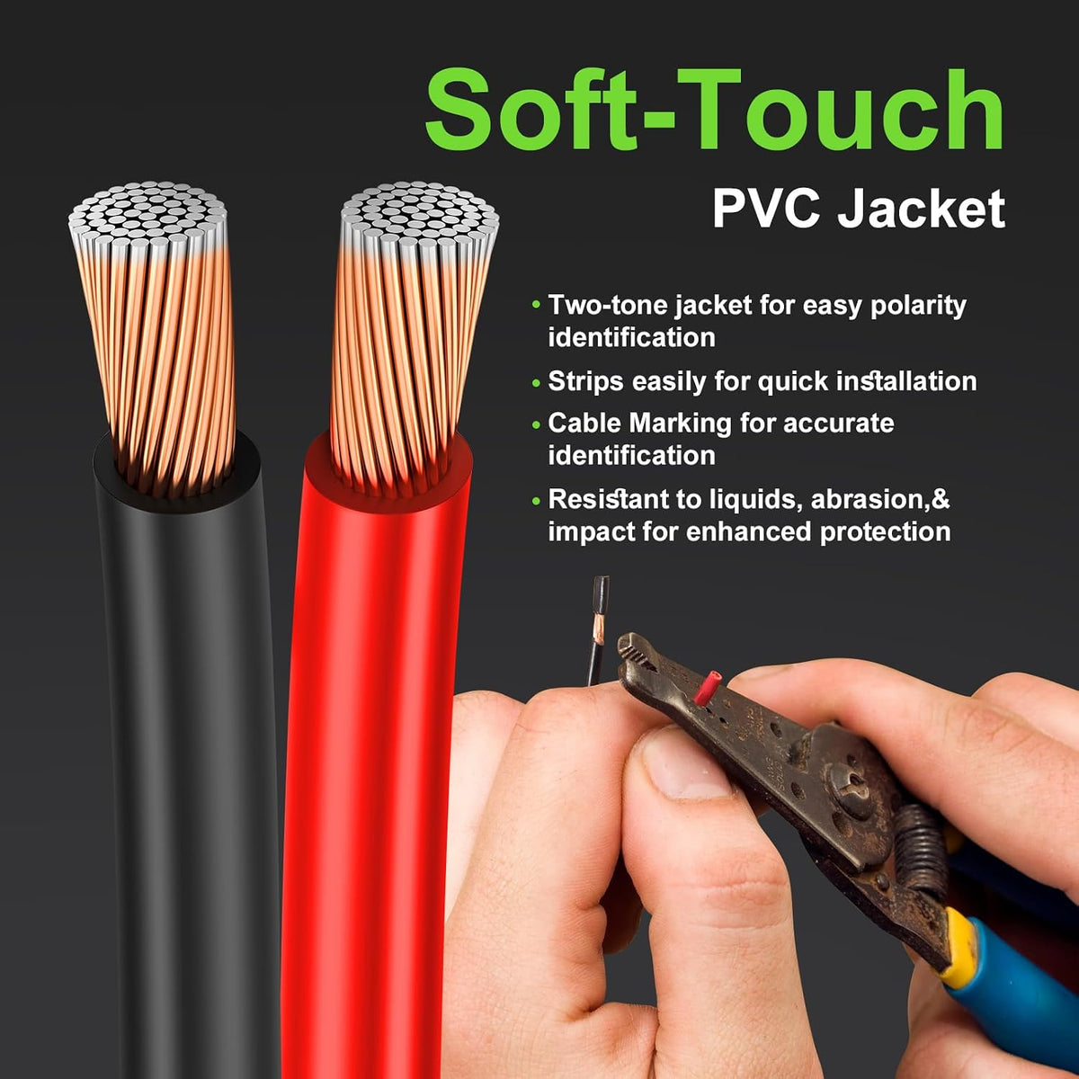 GOSDENG 14 200 14 Gauge Speaker Wire- ft Spec Soft Touch Audio Wire for Car Stereos, Home Theater, Surround Sound