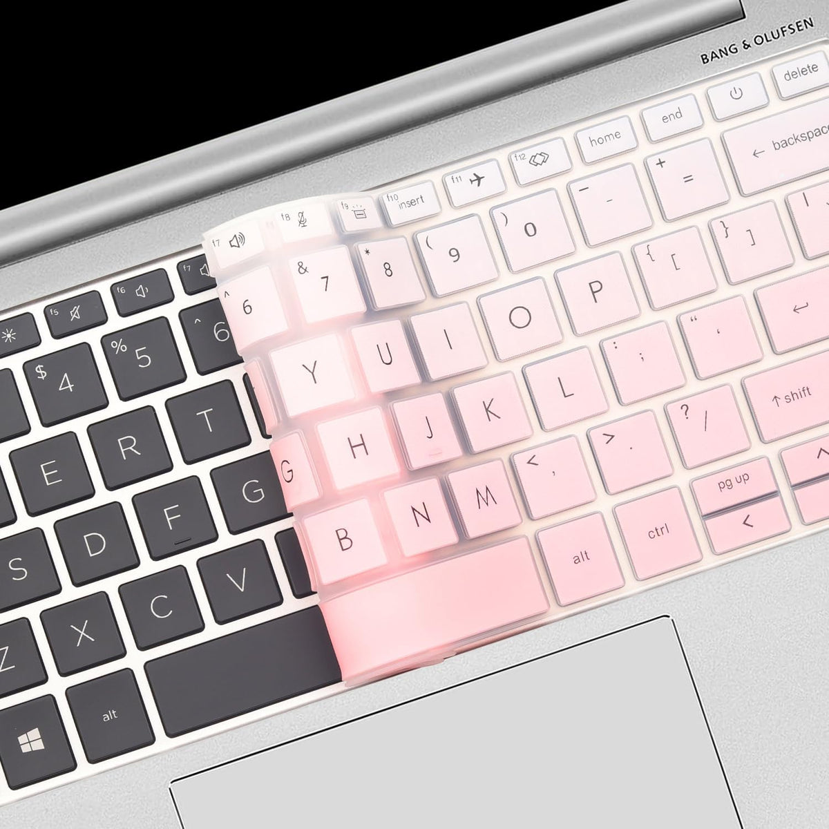 Keyboard Cover for HP EliteBook 830 835 840 845 1040 G9 G10 2023 2022 13.3 14 inch Laptop Accessories Keyboard Protective Skin (Not fit The 830/840/845/1040 G8 G7 G6 G5 G4 G3) -Ombrepink