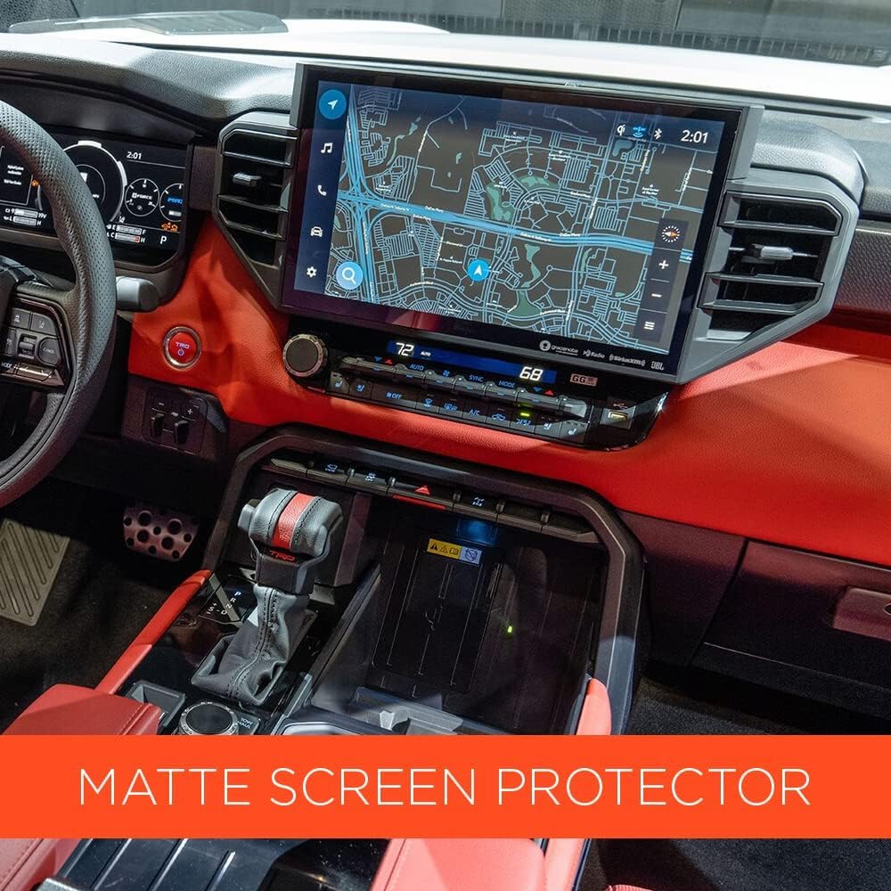 2026 2025 Toyota Tundra Screen Ptotector 14 Inch Matte Anti Glare Anti Fingerprint designed for 3rd Gen Multimedia Navigation Touchscreen Display Compatible with 2024 2023 2022 2 Pack From Artemis Shields