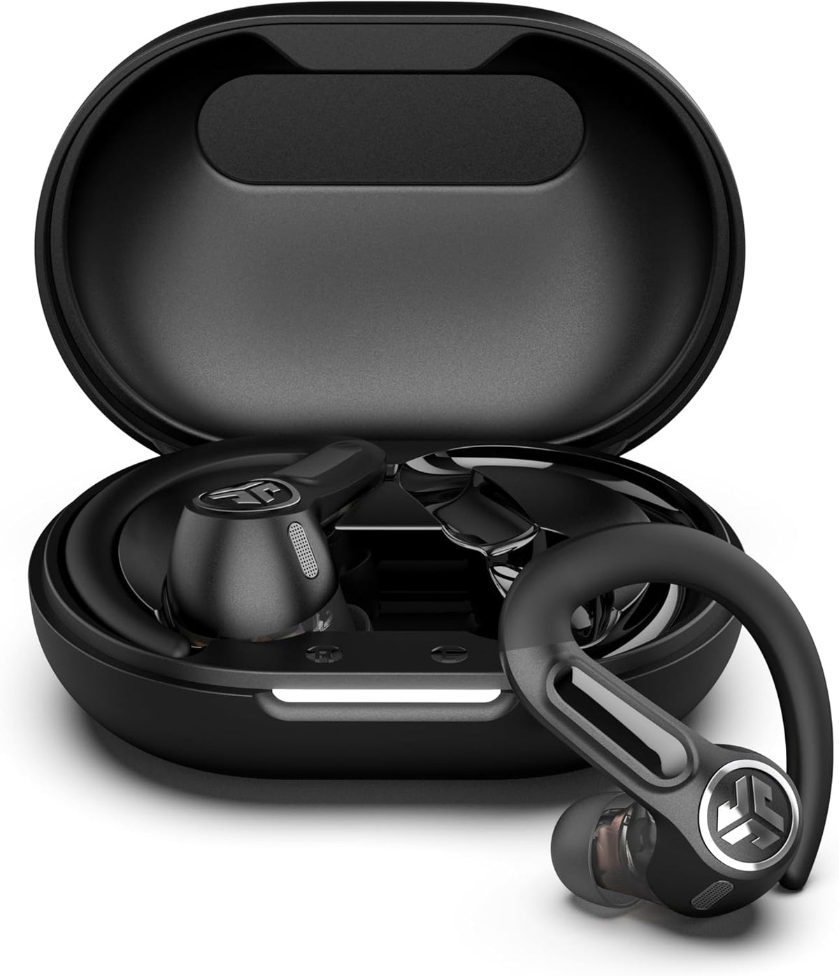 JLab Epic Air Sport ANC 3 True Wireless Bluetooth Earbuds for Active Workout, Hybrid Dual Drivers for Premium Sound, Hi-Res Audio, Spatial Audio, AAC, Sweatproof, 12+ Hours Playtime, Google Fast Pair