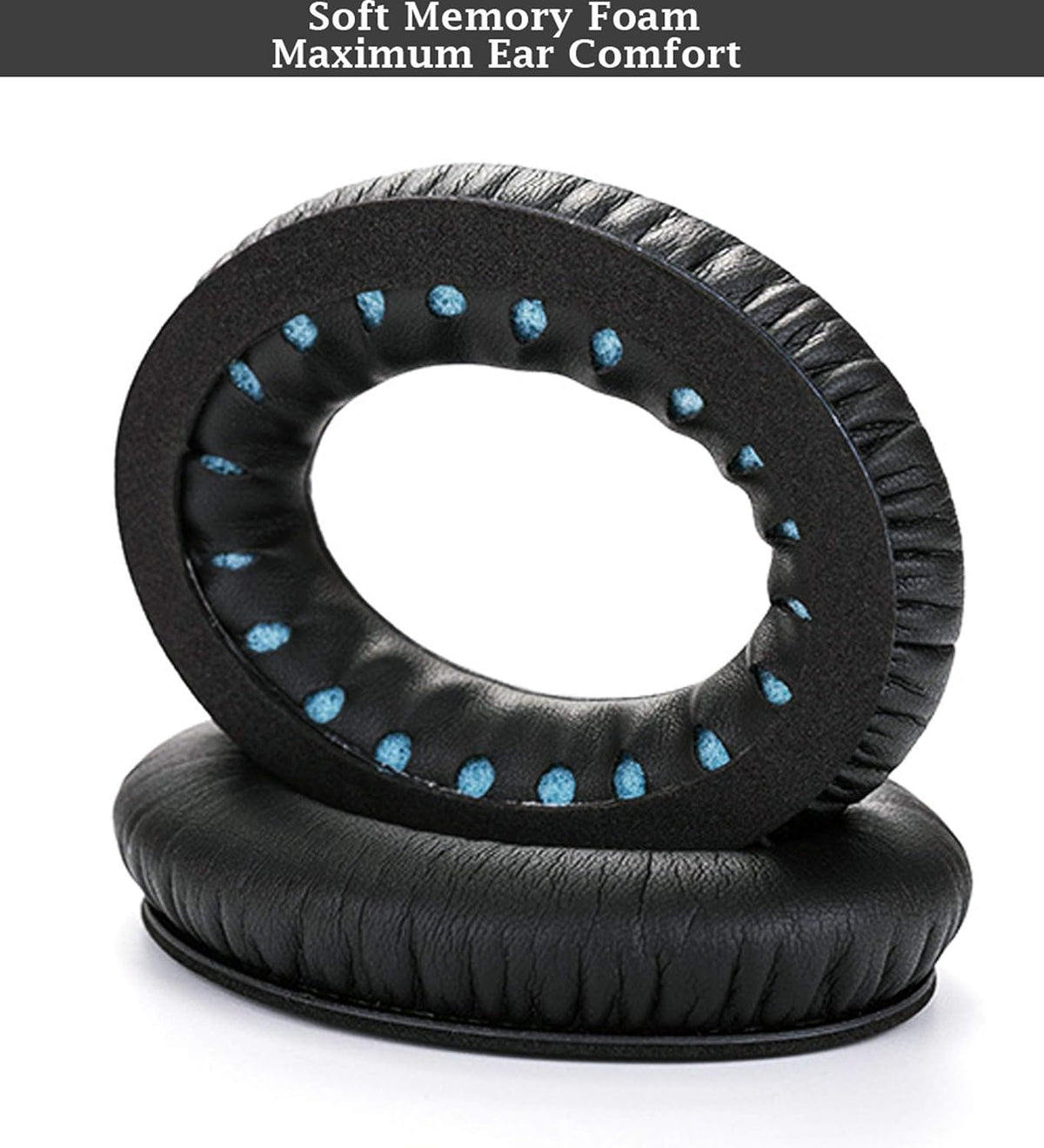 Replacement Earpads Compatible for Bose QuietComfort QC2,QuietComfort 15 QC15,QuietComfort QC25,QuietComfort QC35,Bose AE2,AE2i,AE2w,SoundTrue, SoundLink (Around-Ear) Headphone (Black)