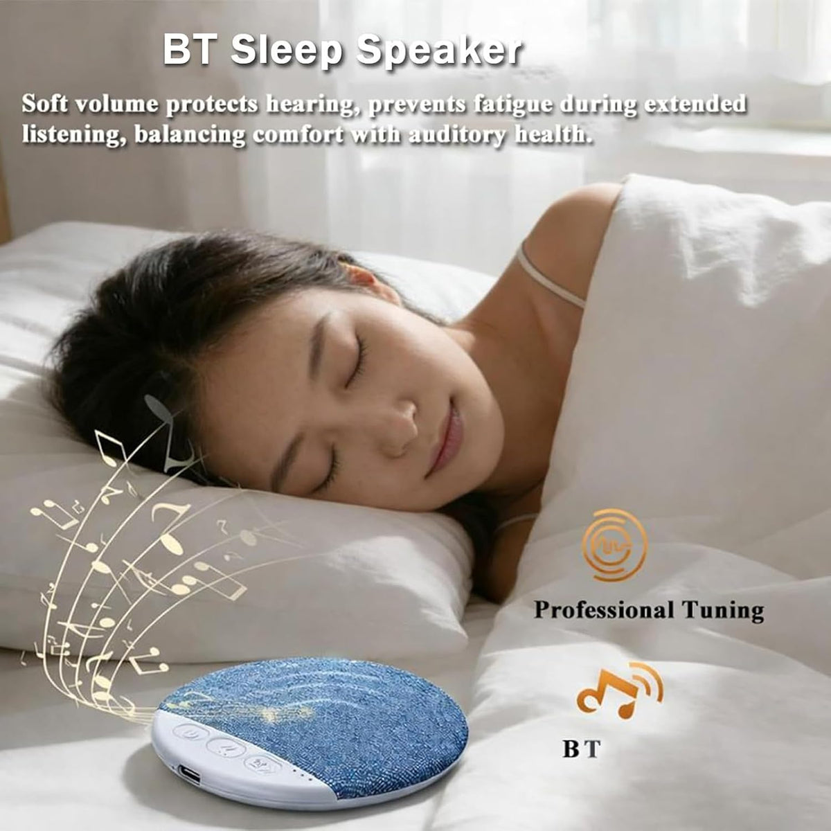 Generic Sleep Speaker - Under Pillow Headphones for Comfort | Ultra Thin Portable White Noise Pillow Speaker, Soft