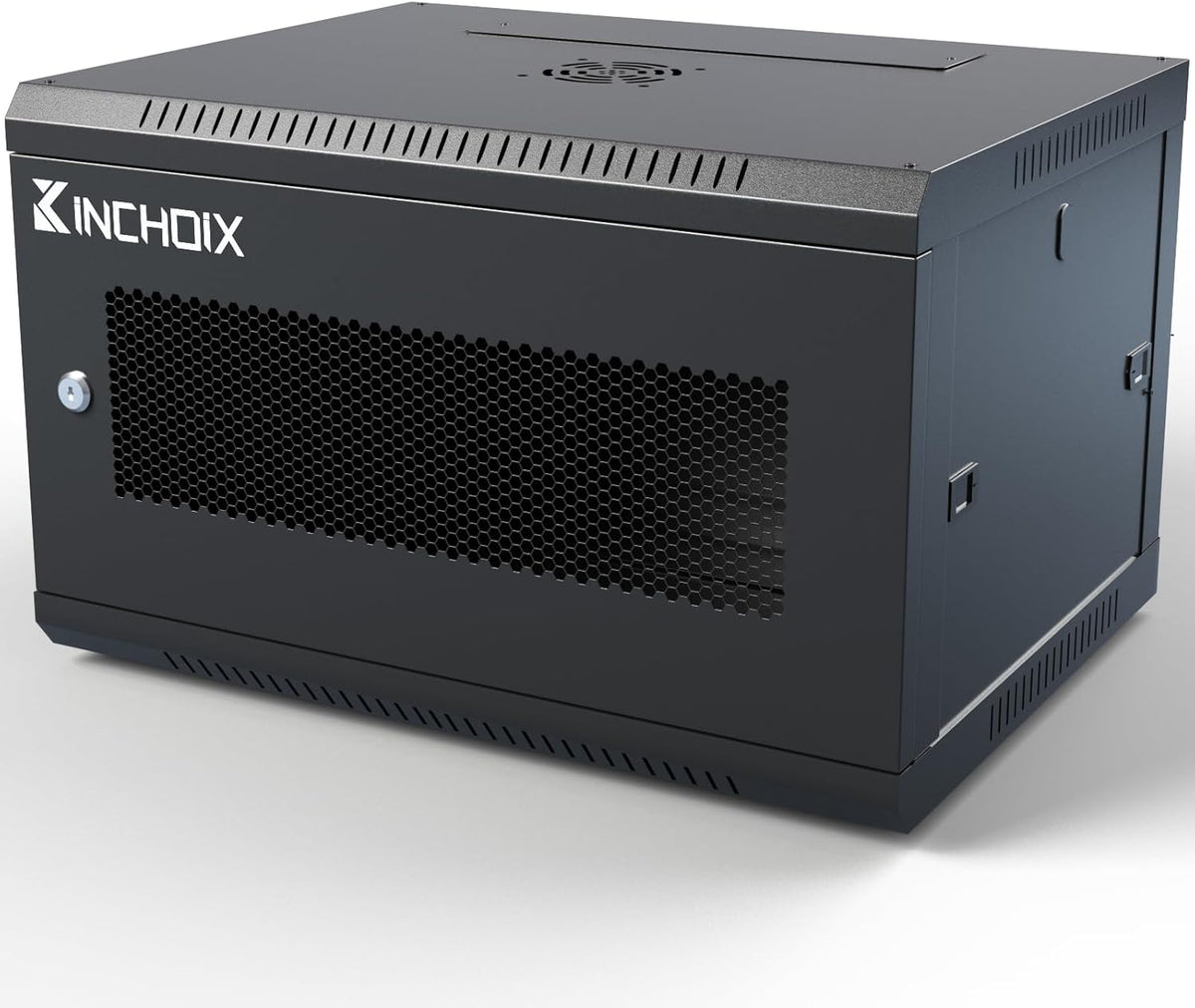 6U Server Cabinet Wall Mount Network Rack Enclosure Cabinet Enclosure for Computer Data Networking Electronic Equipment, Removable Side Panels 14.5in Depth