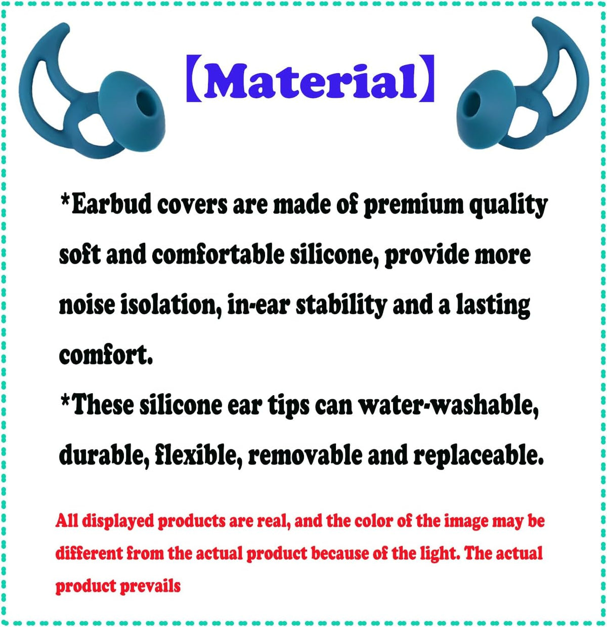 Earbud Tips 3 Pairs，Medium Silicone Earbud Tips Compatible with Bose QuietComfort Earbuds and Sport Earbuds