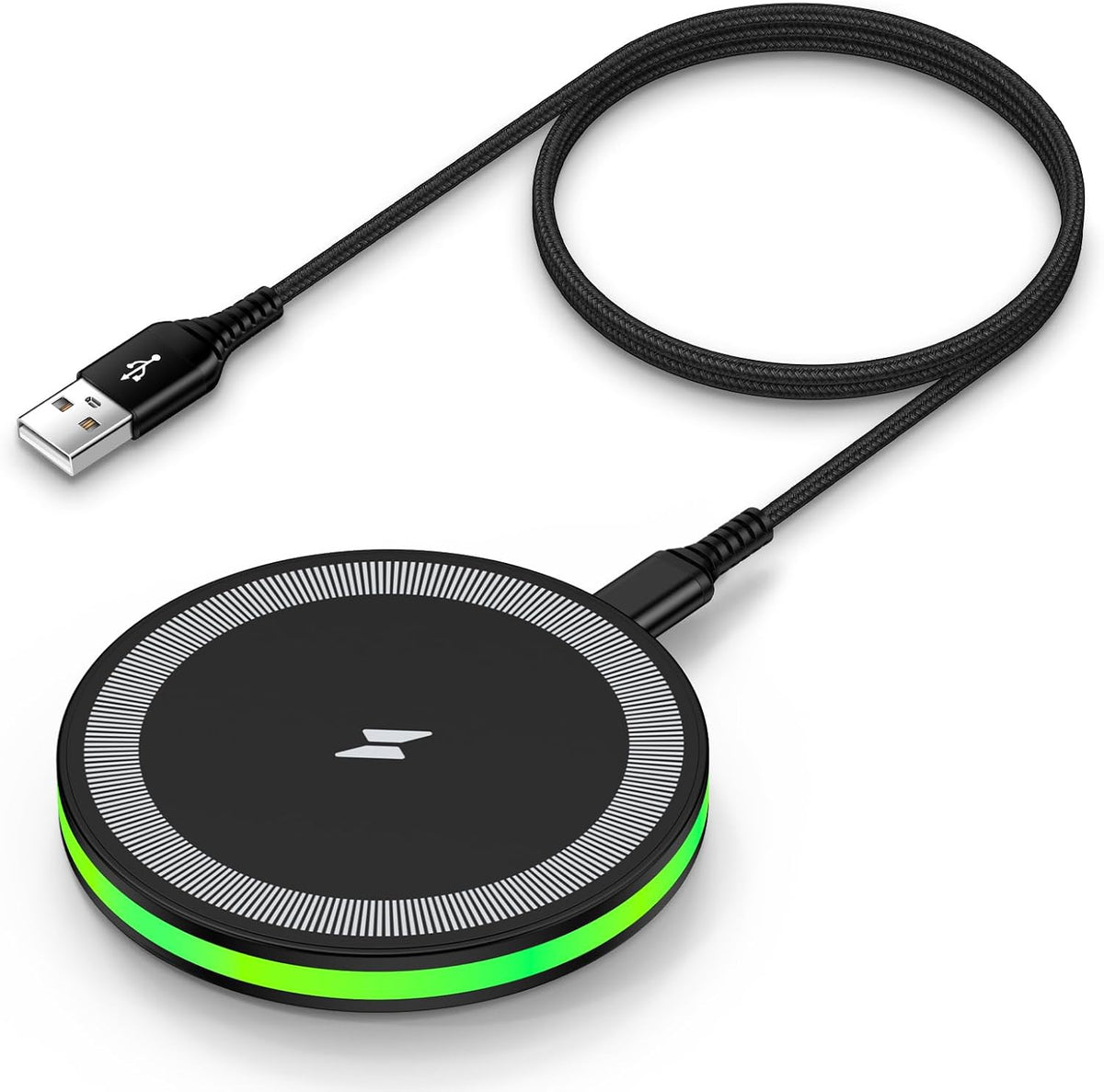 Wireless Charger Fast Charging Pad Android Charging Station Wireless Phone Charger for Android Samsung Galaxy S25 Ultra S25 Plus S25 S24 S23 S22 S21 S20 S10, iPhone 16 Pro Max Plus 15 14 13 12